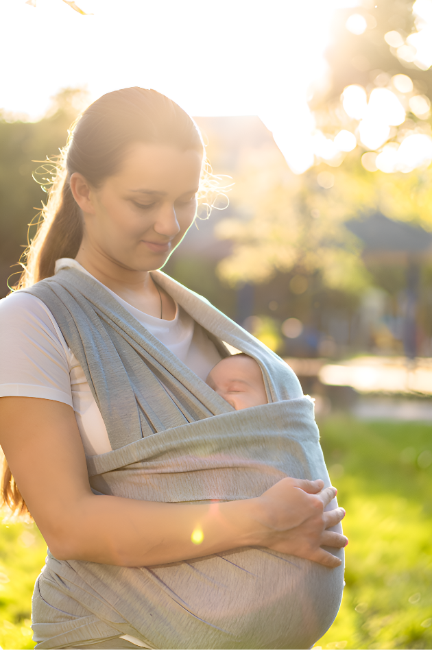Porte-bébé maman bébé soleil