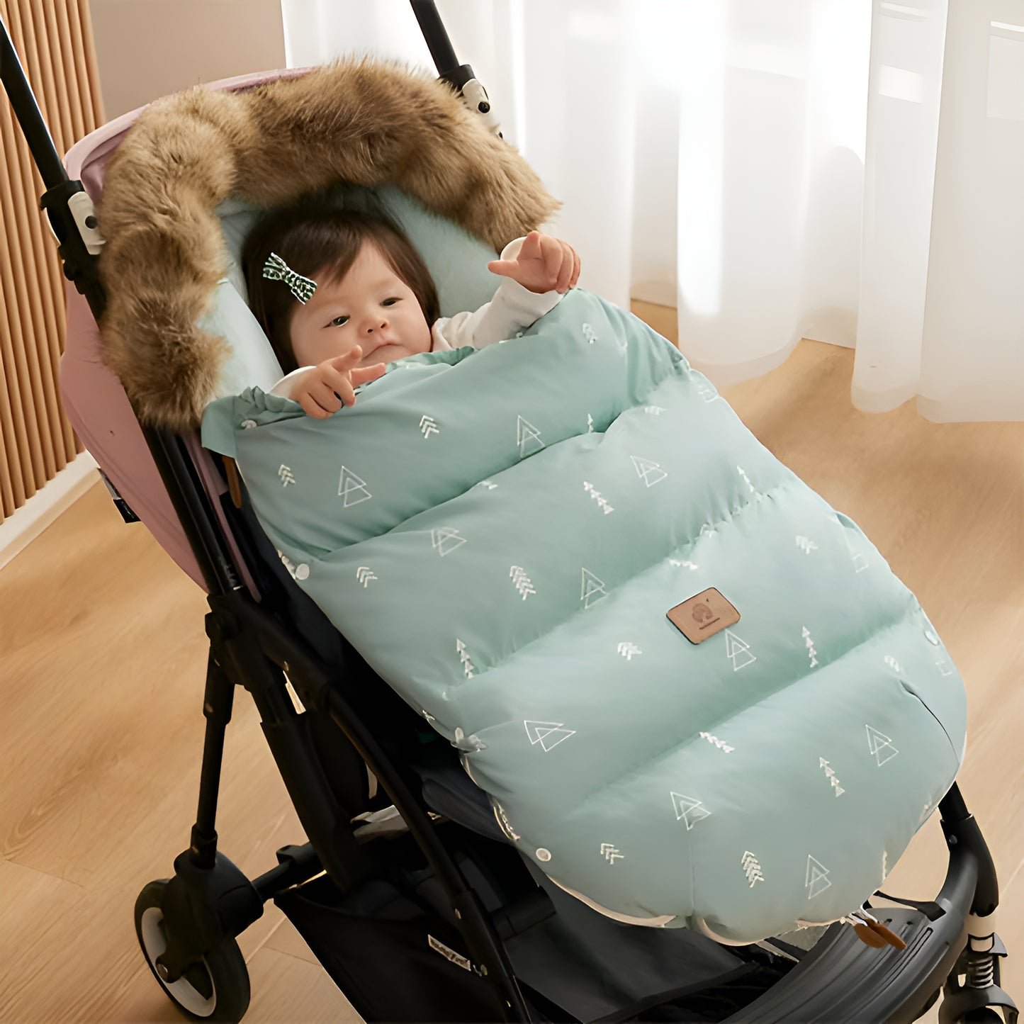Chanceliere Bebe FluffyWarm™ - Simplicité Bébé