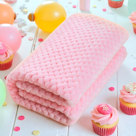 Couverture Bébé DoudouConfort™ rose gâteau