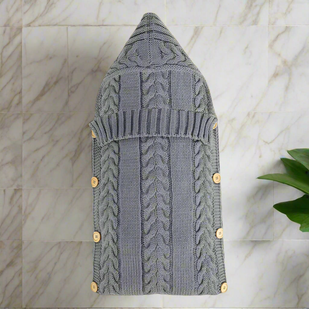 Nid d'ange bebe gris