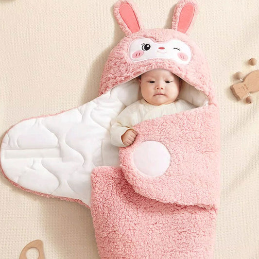 Nid d'ange cosy lapin rose bébé