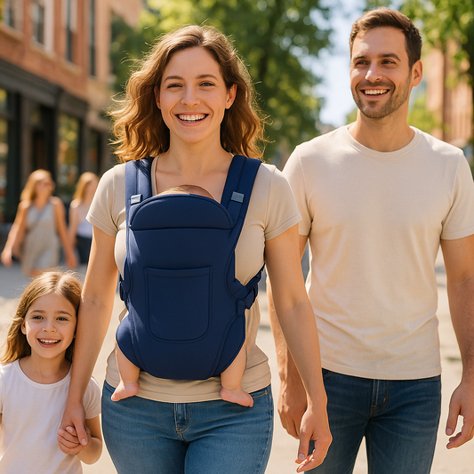 Porte bébé FlexRide™ bleu