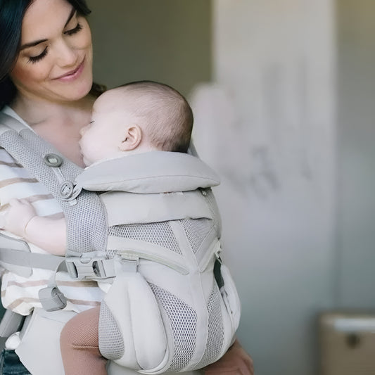 Porte bébé phusiologique NiceTrip™ gris