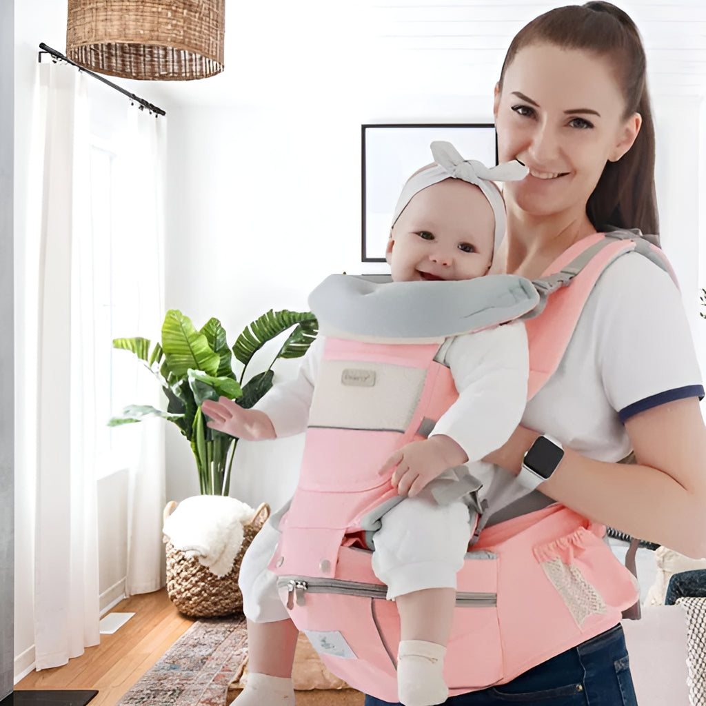 Porte bebe SmartCarrier™ rose maman