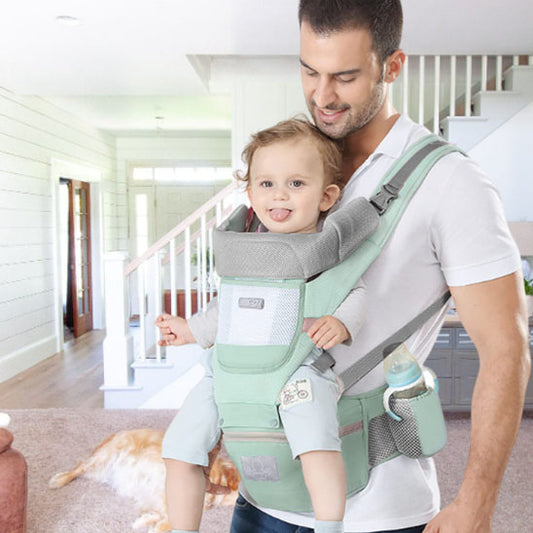 Porte bebe SmartCarrier™ sourire papa bébé