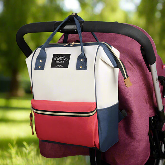 Sac a dos a langer LivingTravel™ attache poussette