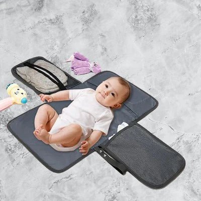 Sac à Langer - DiaperChangingPad™ - Gris - Simplicité Bébé