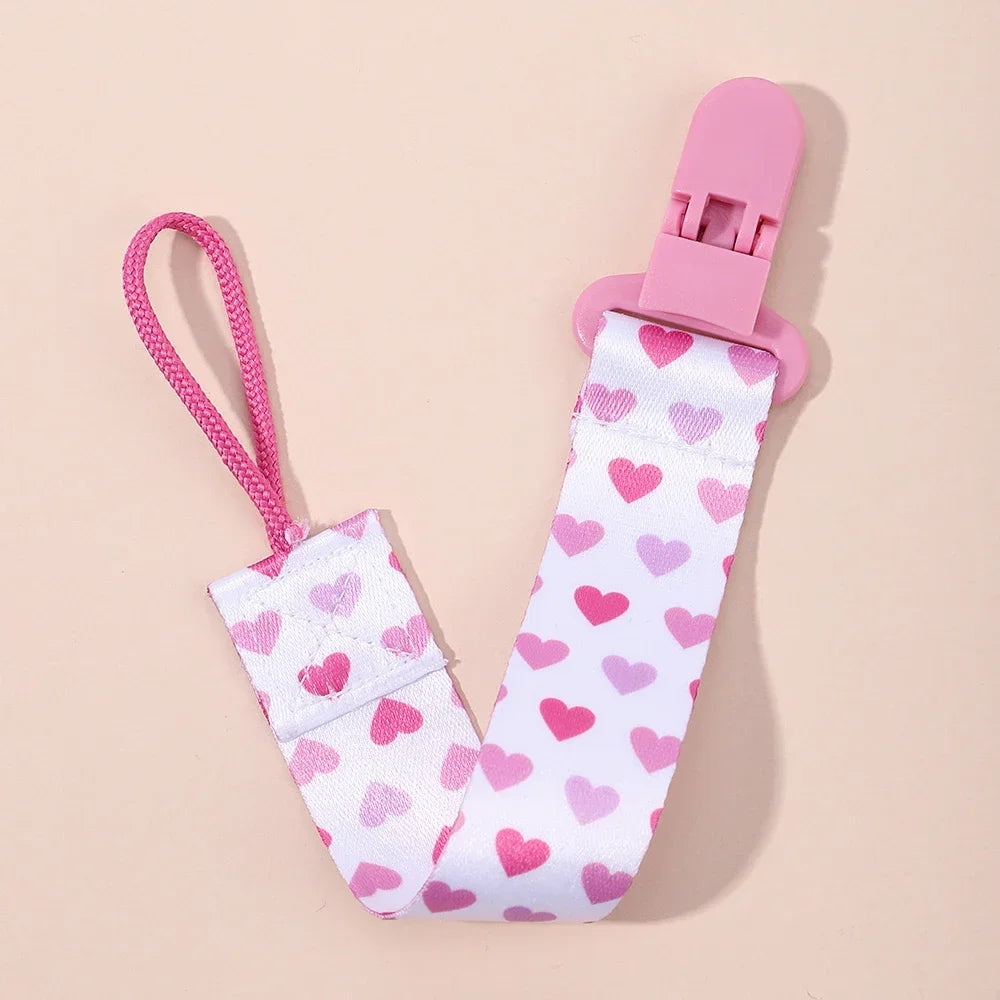 Attache tétine BeautyClip™ coeur rose