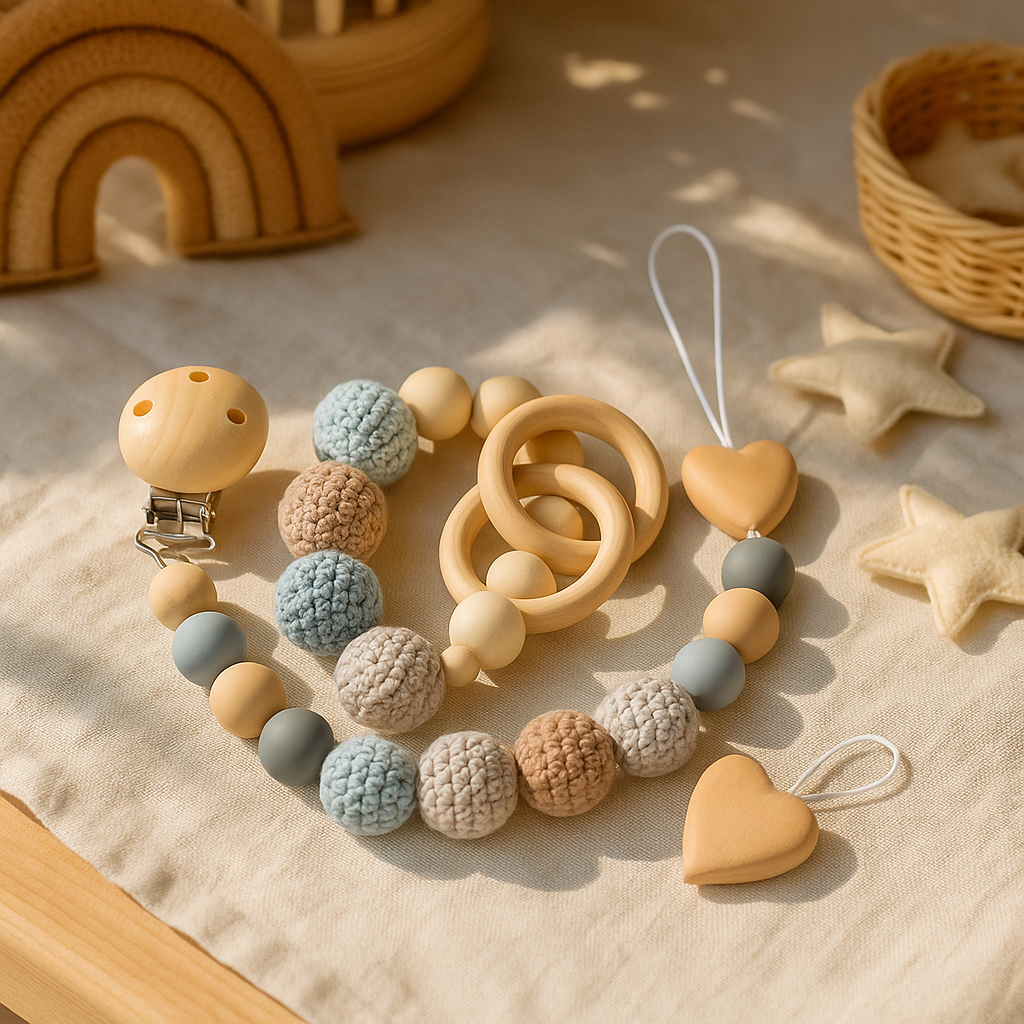 Attache tetine SoothingBaby™ bleu