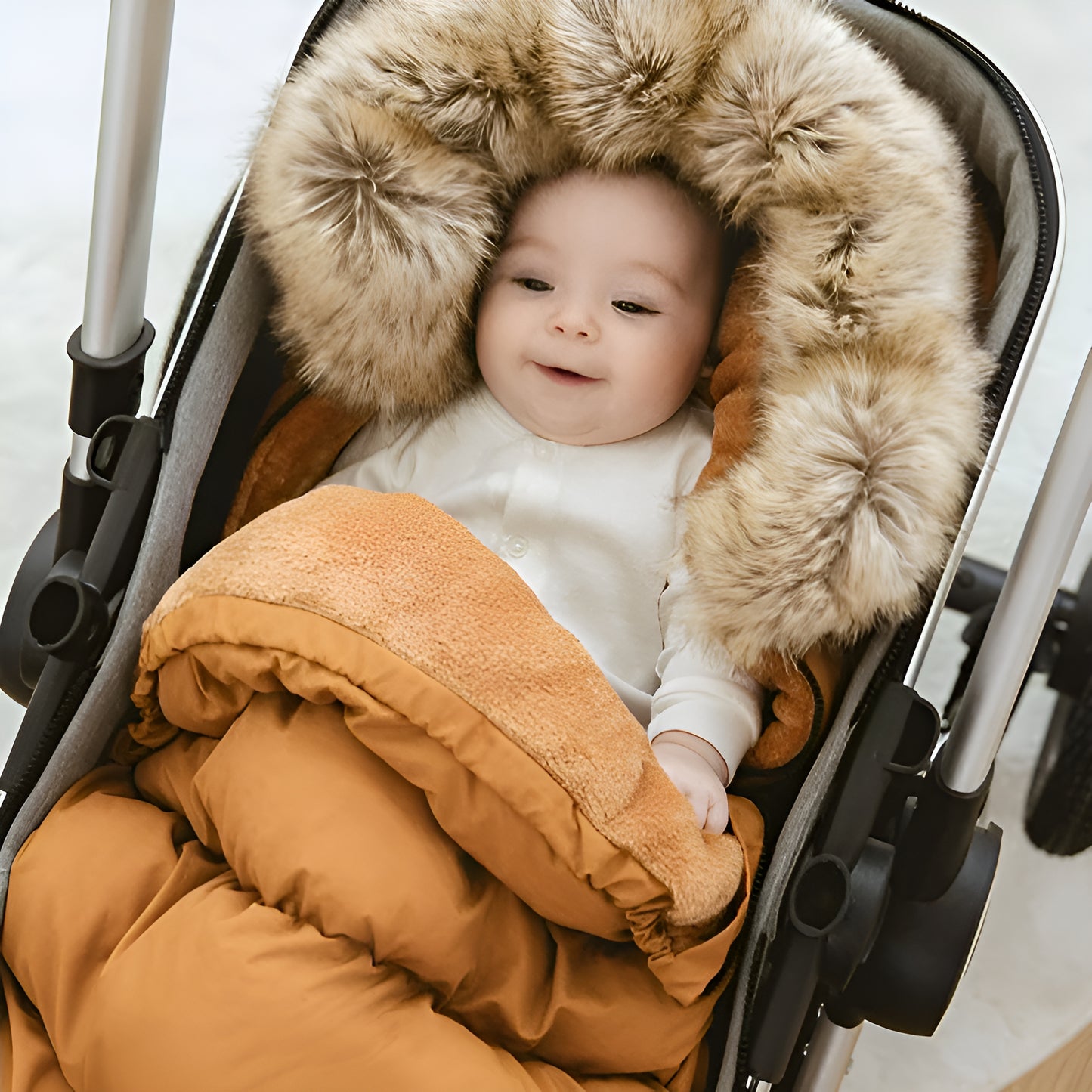 Chanceliere Bebe FluffyWarm™ - Simplicité Bébé