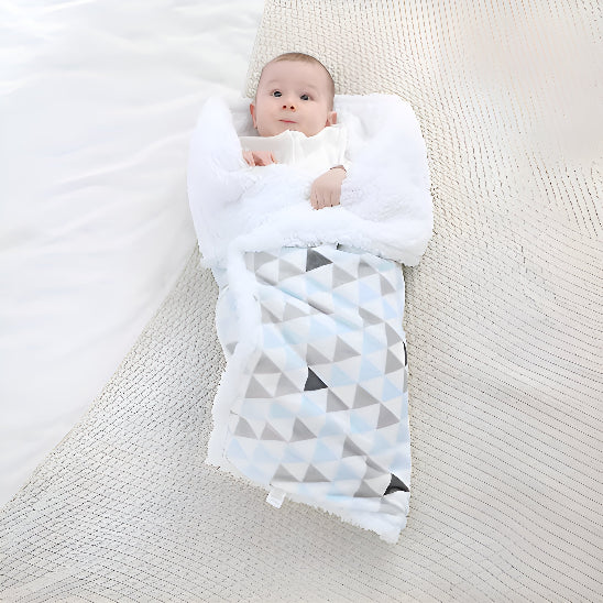 Couverture Bebe DoudouNuit™ bleu gris bébé