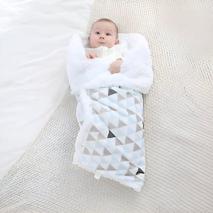 Couverture Bebe DoudouNuit™ bleu gris bébé