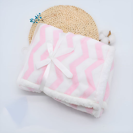 Couverture Bebe DoudouNuit™ rose coton