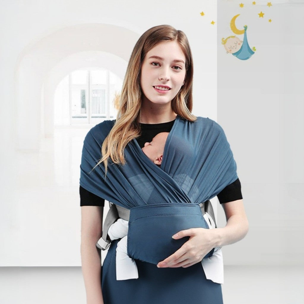 Echarpe de portage LovelyMom™ bleu