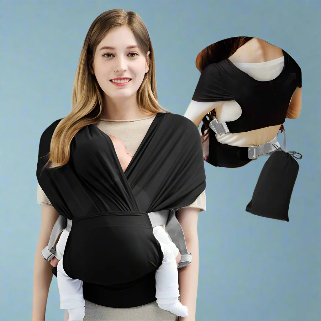 Echarpe de portage LovelyMom™ noir