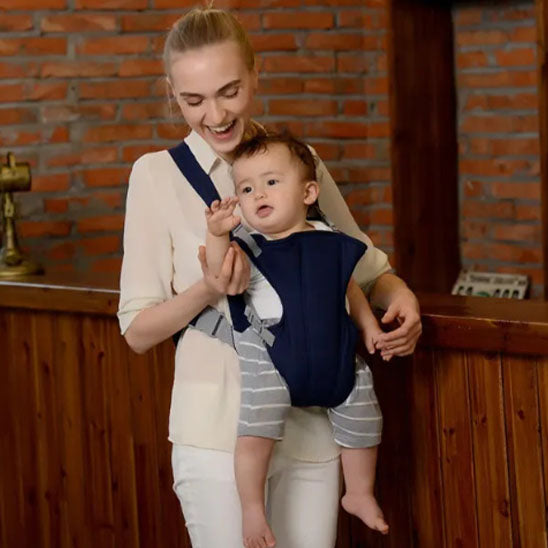 Porte bebe EasyCarrier™ bleu sourire