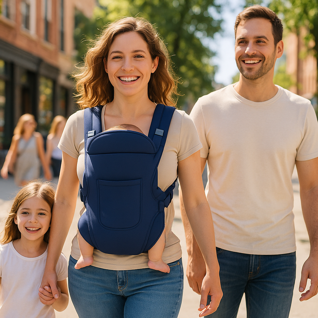 Porte bébé FlexRide™ bleu