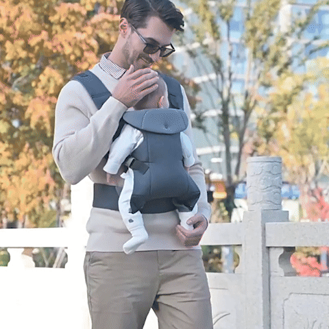 Porte bébé gris AwesomeCarrier™