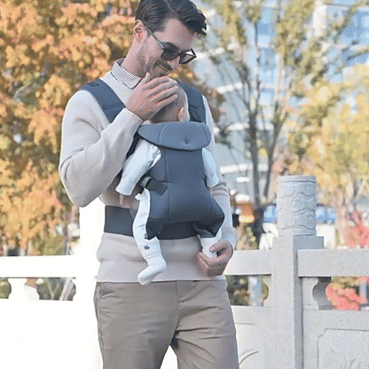 Porte bébé gris AwesomeCarrier™