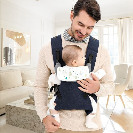 Porte bébé gris bébé papa AwesomeCarrier™