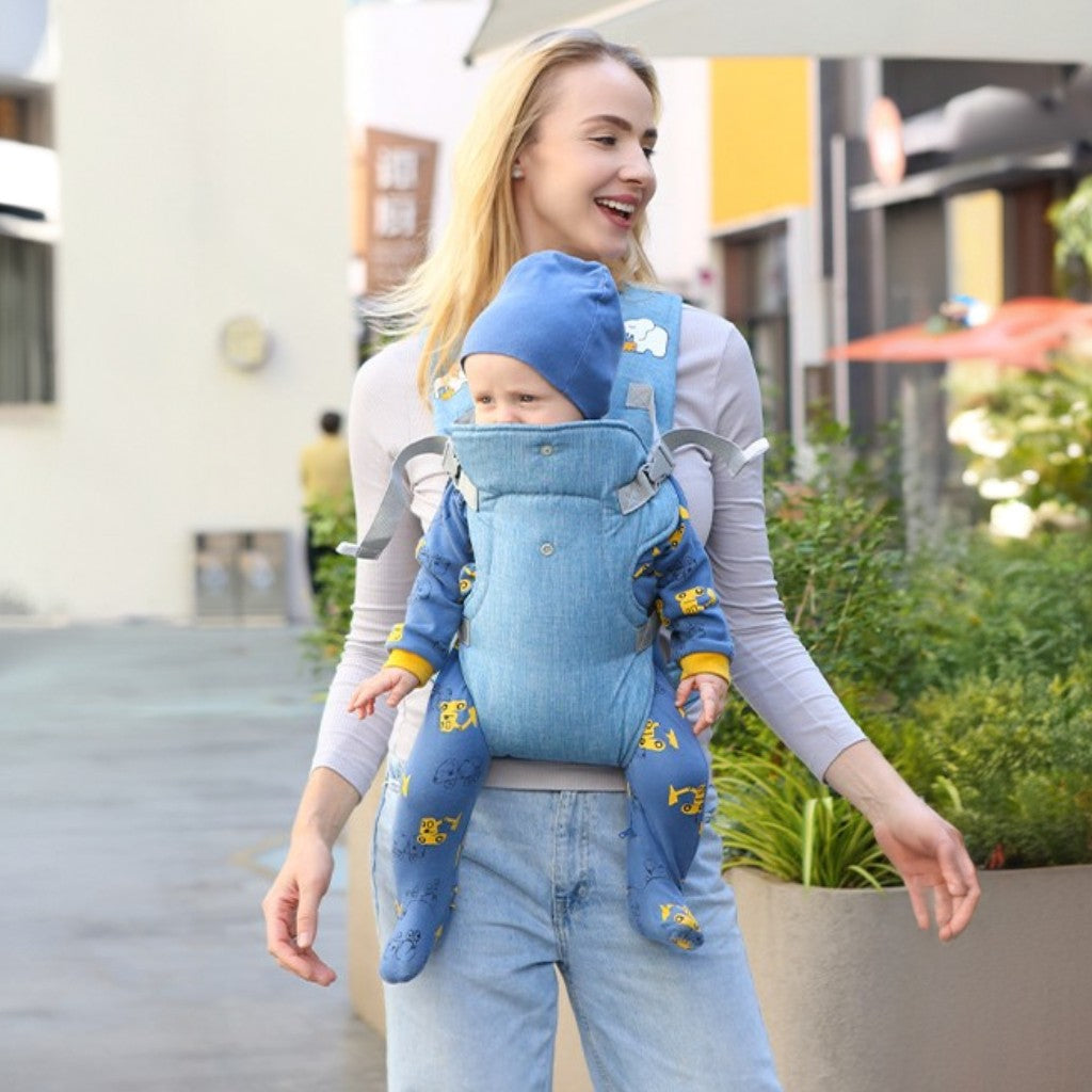 Porte bébé HappyBearer™ bleu