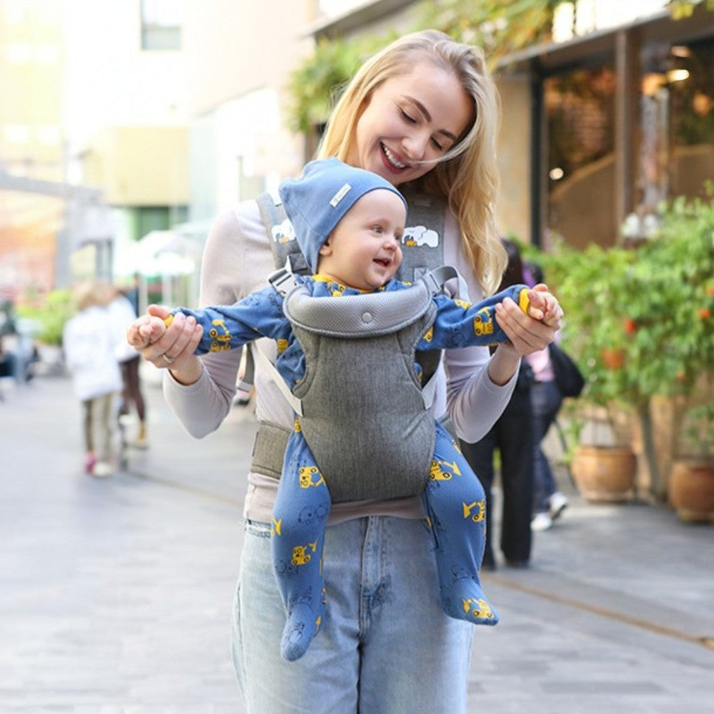 Porte bébé HappyBearer™ gris