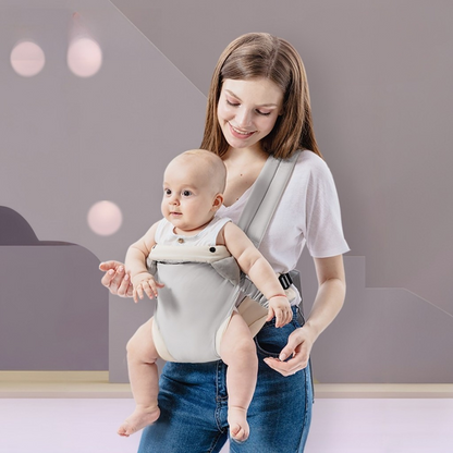 Porte bébé HappySmile™ gris