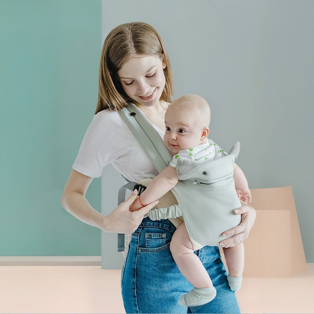 Porte bébé HappySmile™ vert