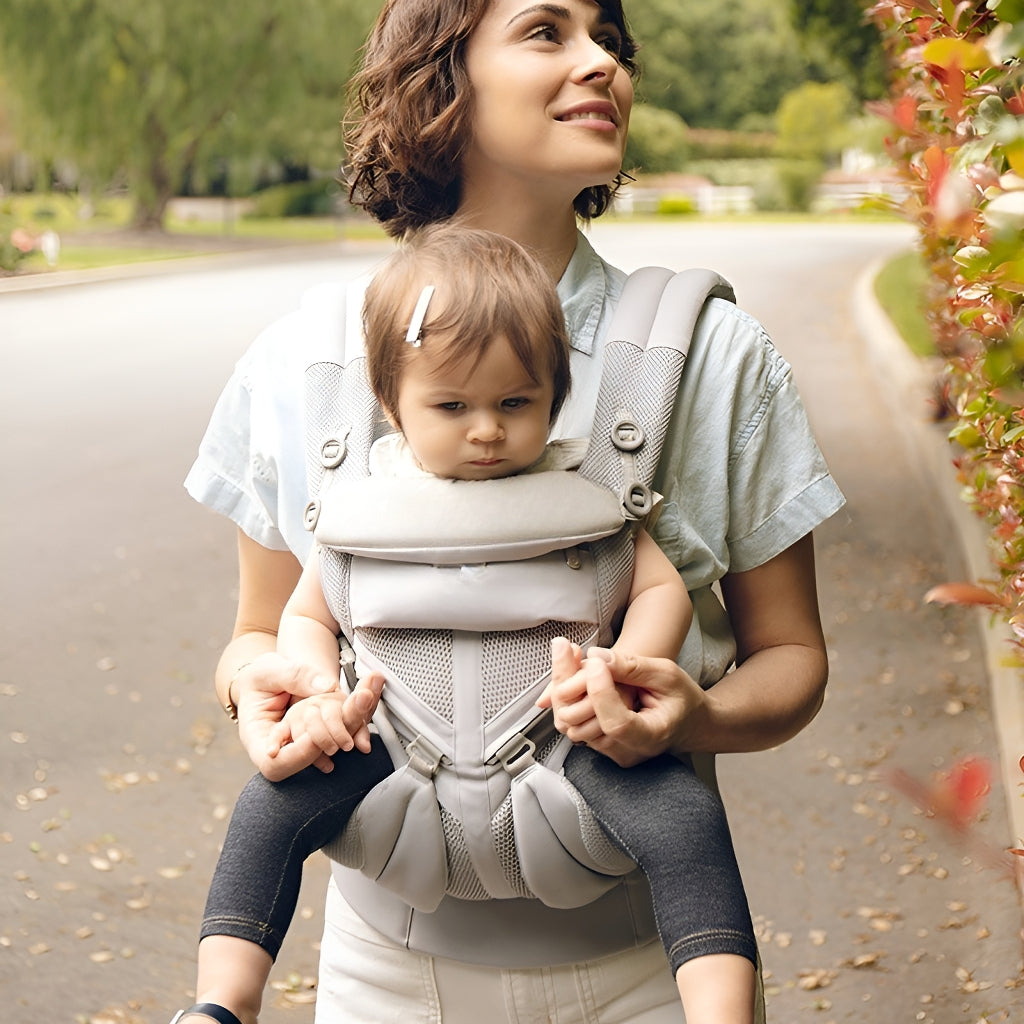 Porte bébé phusiologique NiceTrip™ gris