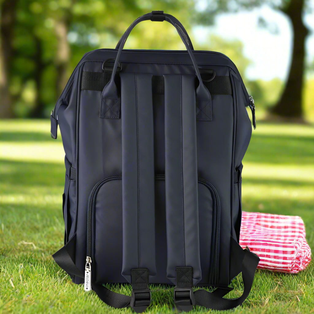 Sac a dos a langer NappyTravel™ noir parc