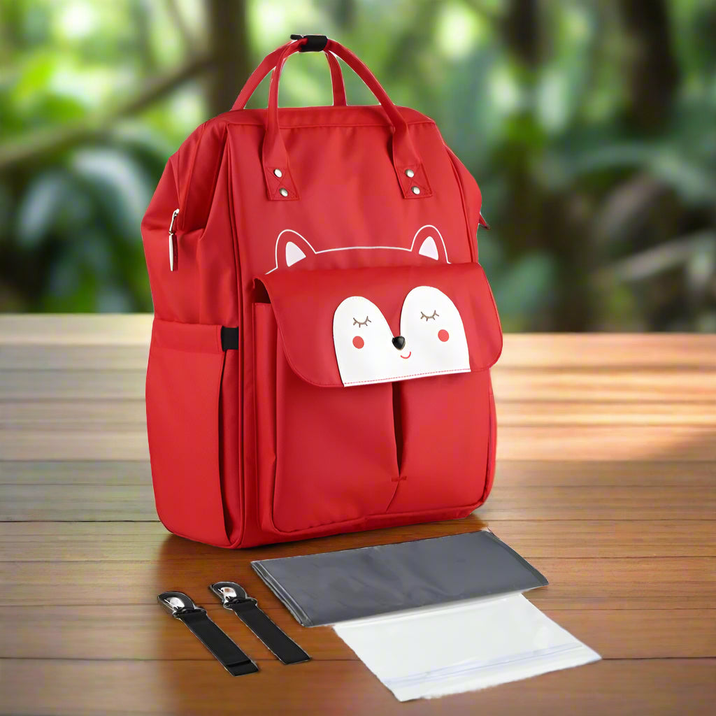 Sac a dos a langer NappyTravel™ rouge