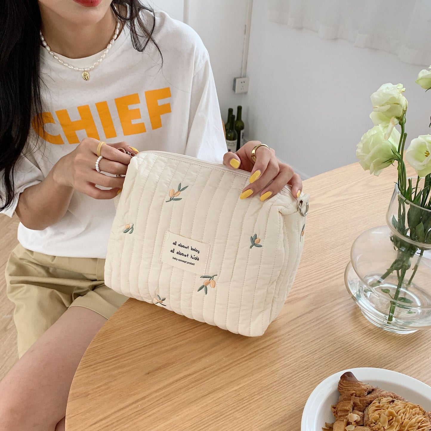 Sac a langer bebe LittleCute™ fleur maman