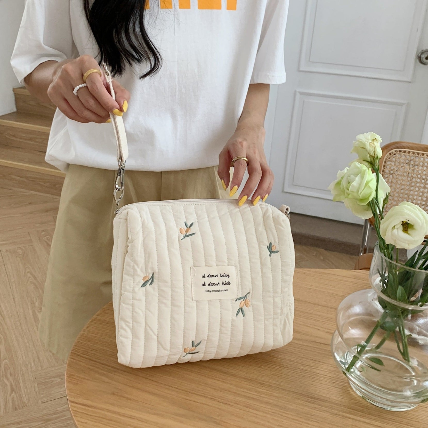 Sac a langer bebe LittleCute™ maman fleur
