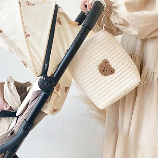 Sac a langer bebe LittleCute™ ours bébé maman