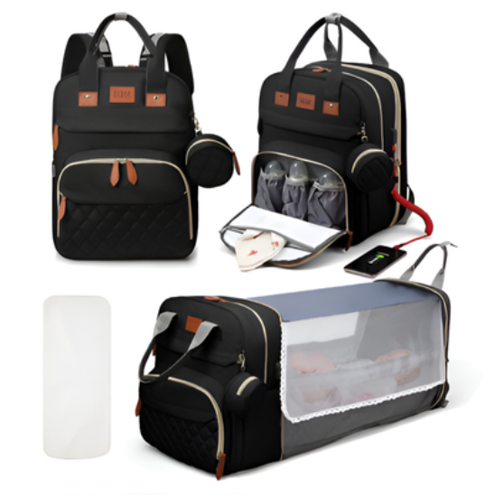 Sac à langer SunshineTravel noir