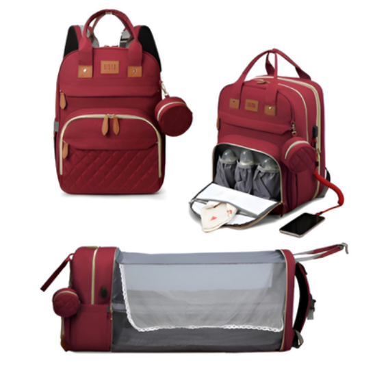 Sac à langer SunshineTravel rouge