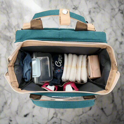 sac a langer vert compartiment